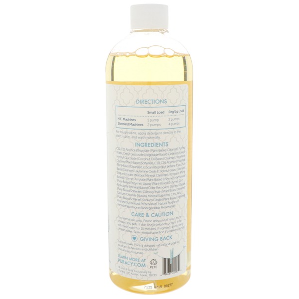 Puracy ,Natural Laundry Detergent Fresh Linen 1Source