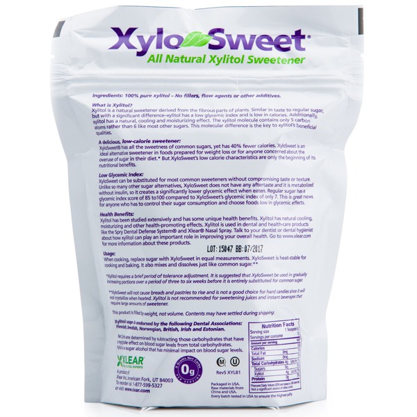 Xlear Xylosweet All Natural Xylitol Sweetener 1Source
