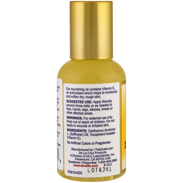 De La Cruz Vitamin E Oil 15,000 IU 1Source