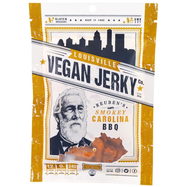 Louisville Vegan Jerky Co Reuben'S Smokey Carolina BBQ 1Source