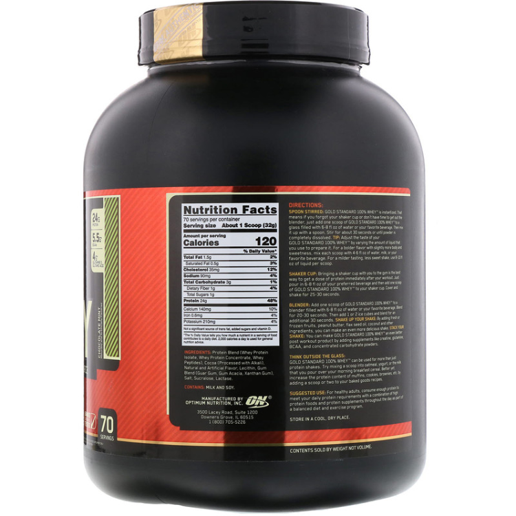 Optimum Nutrition Gold Standard 100% Whey Chocolate Mint - 1Source