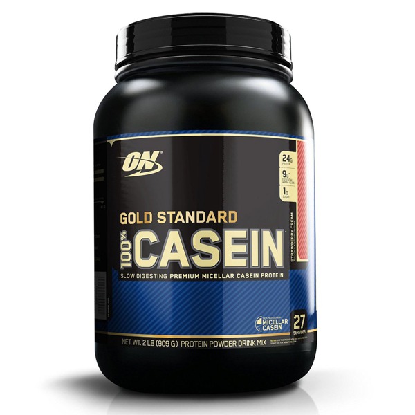Optimum Nutrition Gold Standard 100 Casein Strawberry Cream 1Source