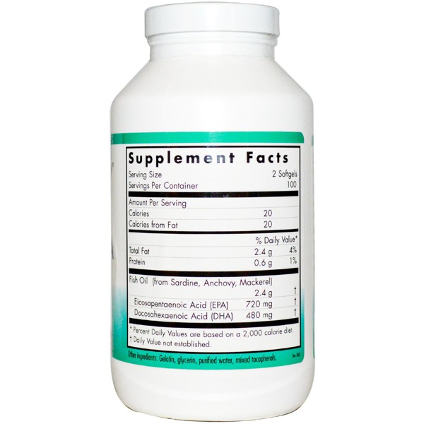 Nutricology Super EPA Fish Oil Concentrate 1Source