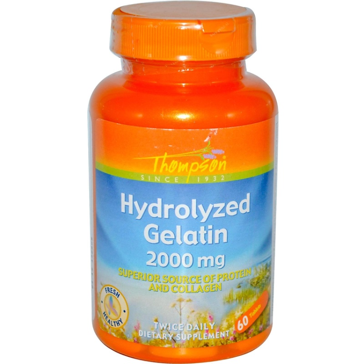 Thompson Hydrolyzed Gelatin 2000 Mg 1Source