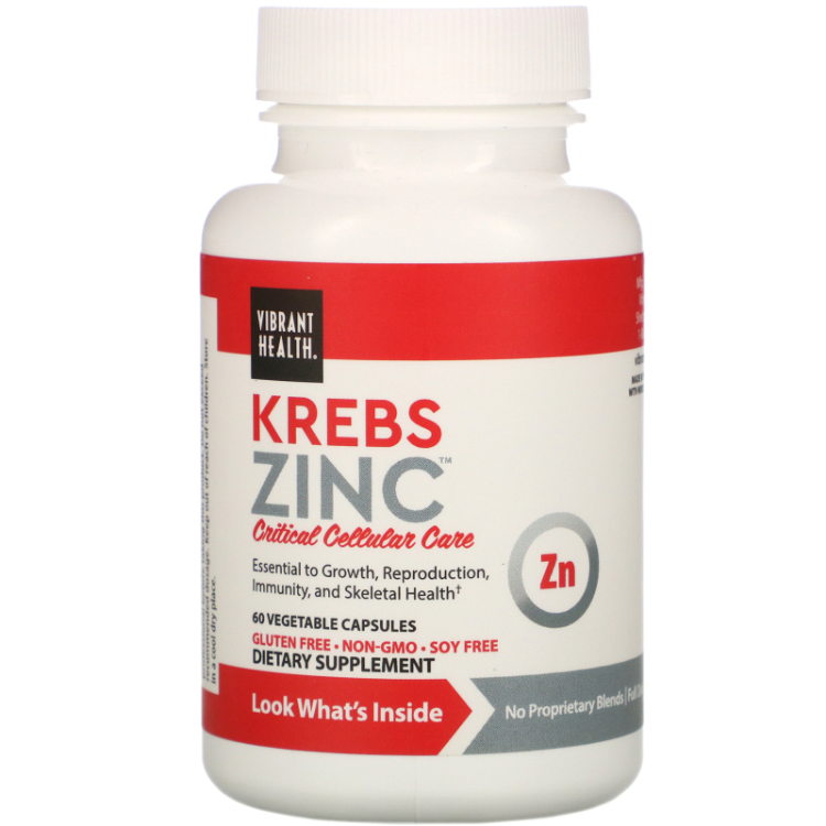 Vibrant Health Krebs Zinc 1Source
