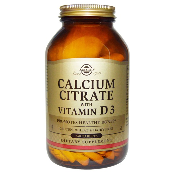 Solgar Calcium Citrate With Vitamin D3 - 1Source
