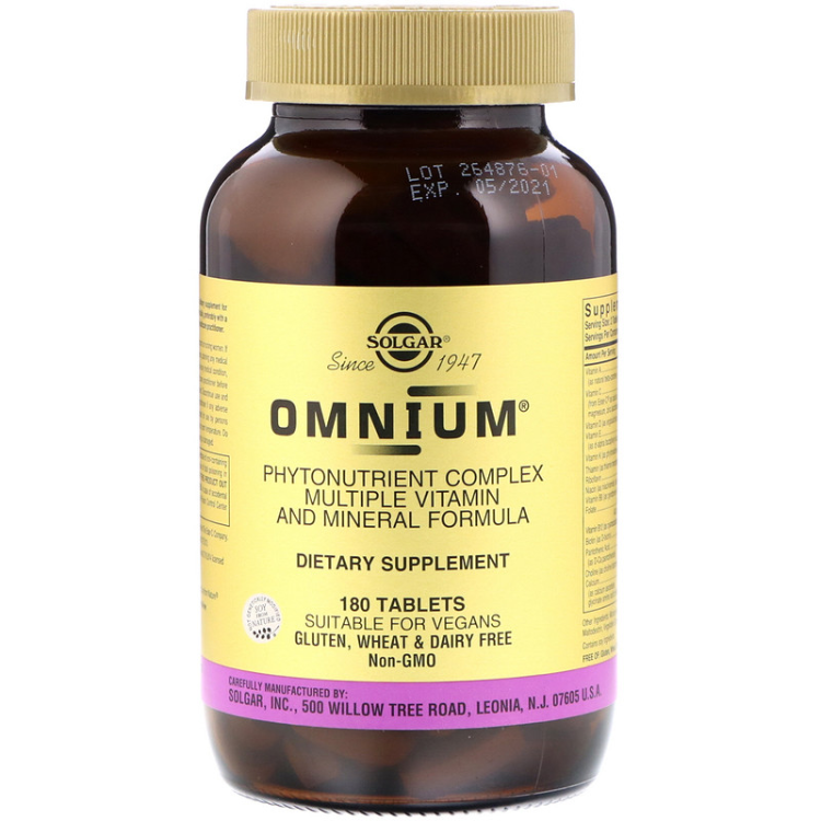 Solgar, Omnium Phytonutrient Complex Multiple Vitamin And Mineral