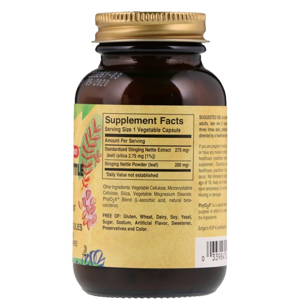 Solgar Stinging Nettle Leaf Extract 1Source