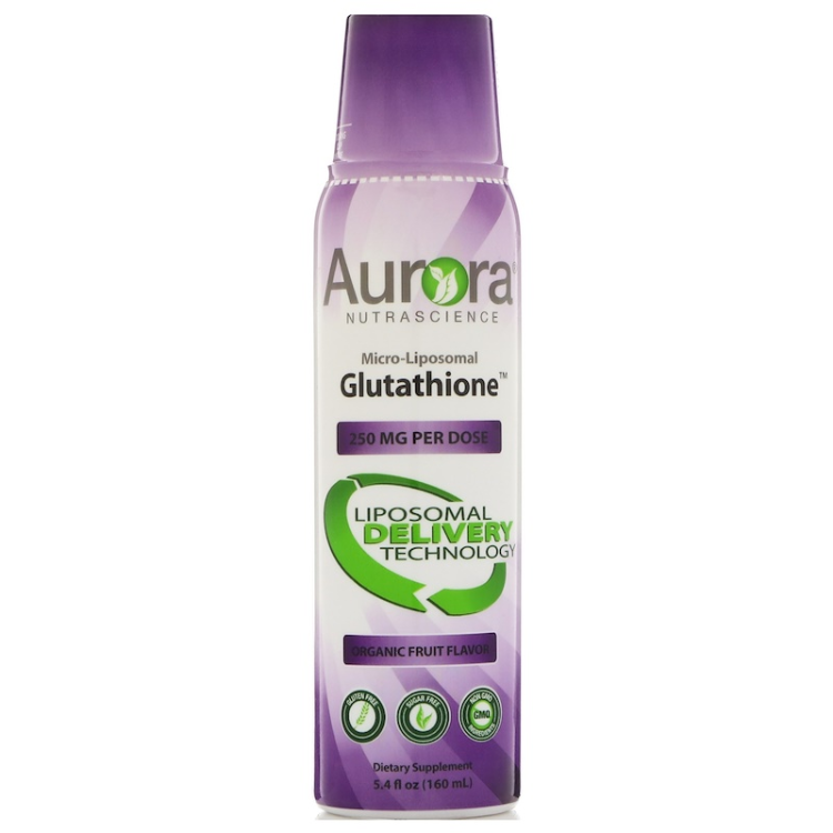 Aurora Nutrascience MicroLiposomal Glutathione Organic Fruit Flavor