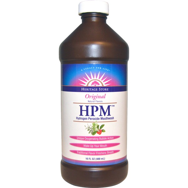 Heritage Store HPM Hydrogen Peroxide Mouthwash Original 1Source