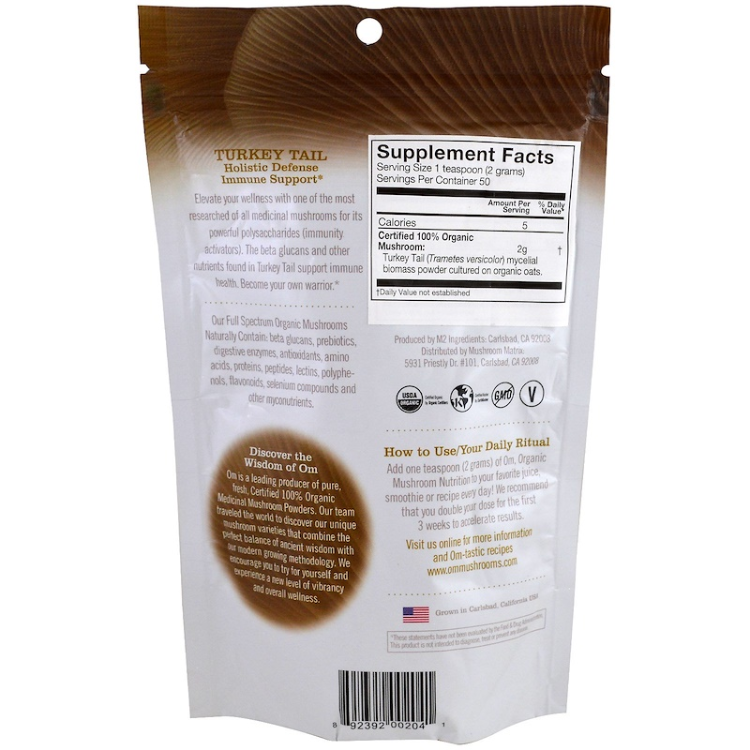 Organic Mushroom Nutrition Turkey Tail Mushroom Powder 1Source