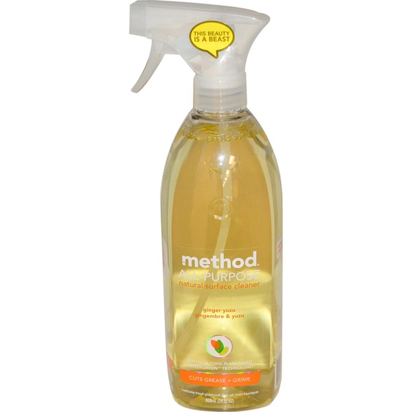 Method, AllPurpose Natural Surface Cleaner, Ginger Yuzu, 28 Fl Oz (828