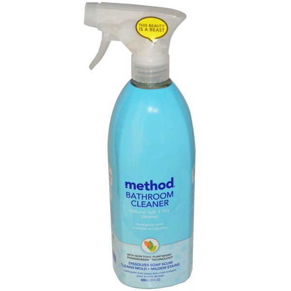 Method Bathroom Cleaner Naturally Derived Tub Plus Tile Cleaner Eucalyptus Mint 1Source