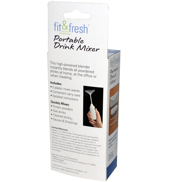 Vitaminder, Fit & Fresh, Portable Drink Mixer 1Source