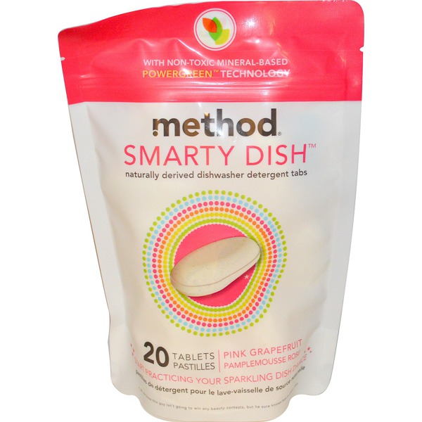 Method Smarty Dish Dishwasher Tabs Pink Grapefruit 1Source