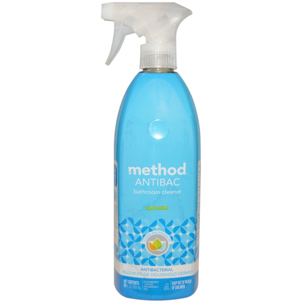 Method Antibacterial Bathroom Cleaner Spearmint 1Source