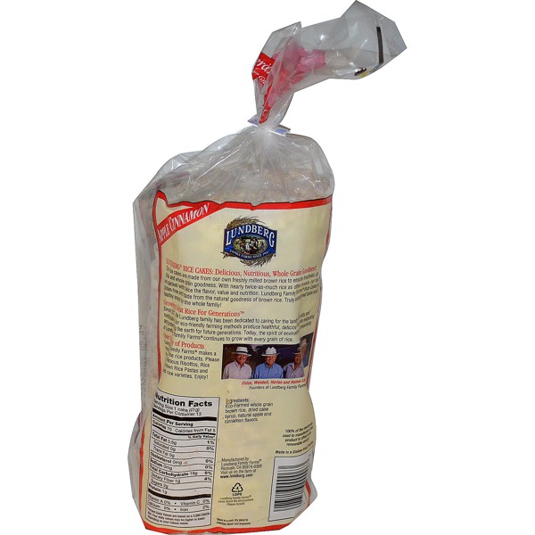 Lundberg Apple Cinnamon Rice Cakes 1Source