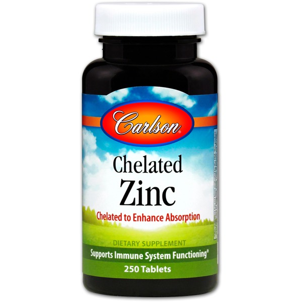 Carlson Labs Chelated Zinc 1Source