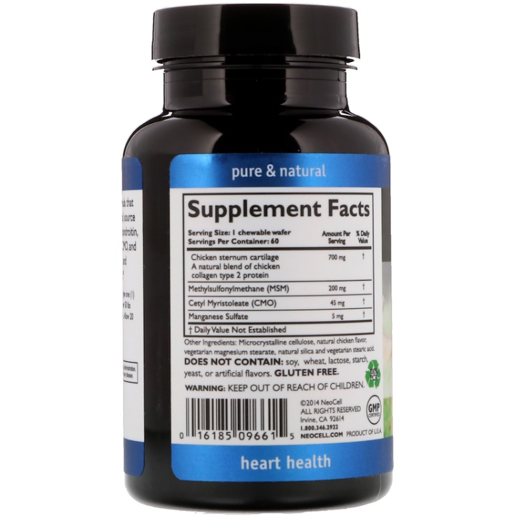 Neocell Arthropet Collagen Type 2 Plus CMO & MSM 1Source