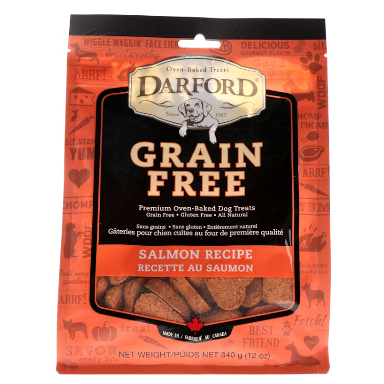 Darford Grain Free Premium OvenBaked Dog Treats Salmon Recipe 1Source