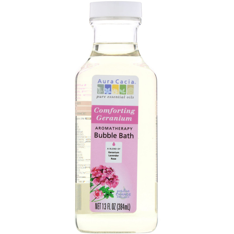 Aura Cacia Aromatherapy Bubble Bath Comforting Geranium 1Source