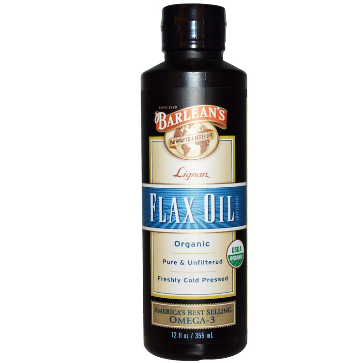 Barlean'S Organic Lignan Flax Oil 1Source
