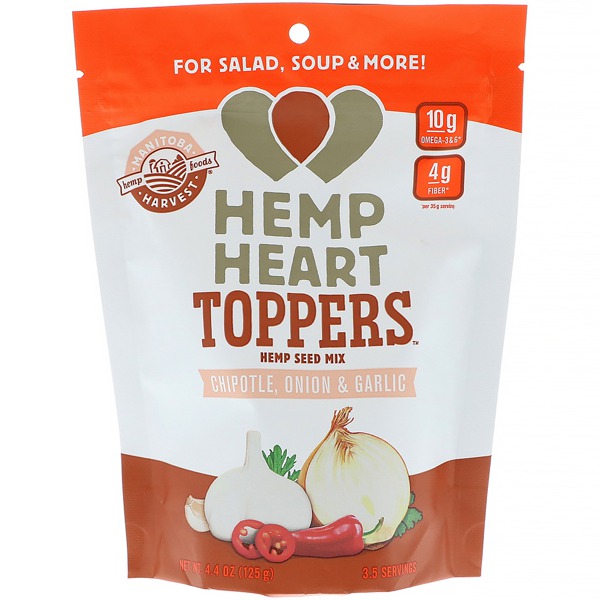 Manitoba Harvest Hemp Heart Toppers Hemp Seed Mix Chipotle Onion