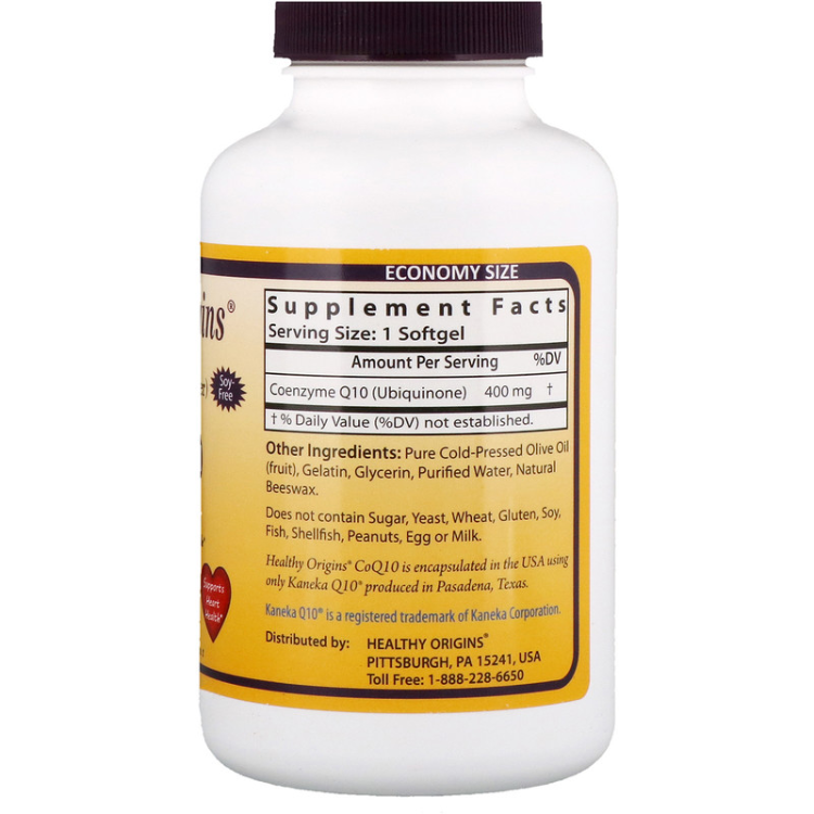 Healthy Origins Coq10 Kaneka Q10 400 Mg 1Source