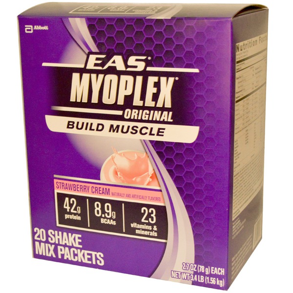 EAS Myoplex Original Shake Mix Strawberry Cream 1Source