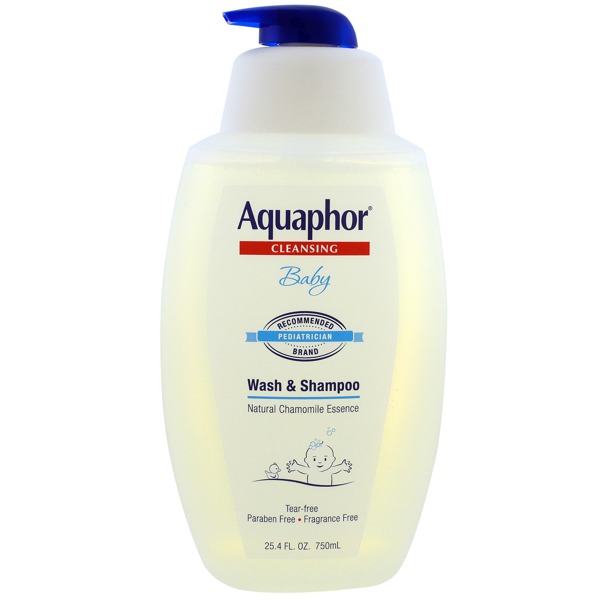 Aquaphor Baby Wash & Shampoo Natural Chamomile Essence Fragrance Free