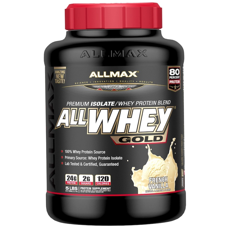ALLMAX Nutrition Allwhey Gold 100 Whey Protein + Premium Whey Protein