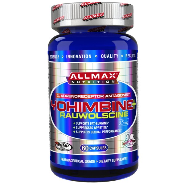 ALLMAX Nutrition, Yohimbine Hcl + AlphaYohimbine (Max Strength Yohimbe
