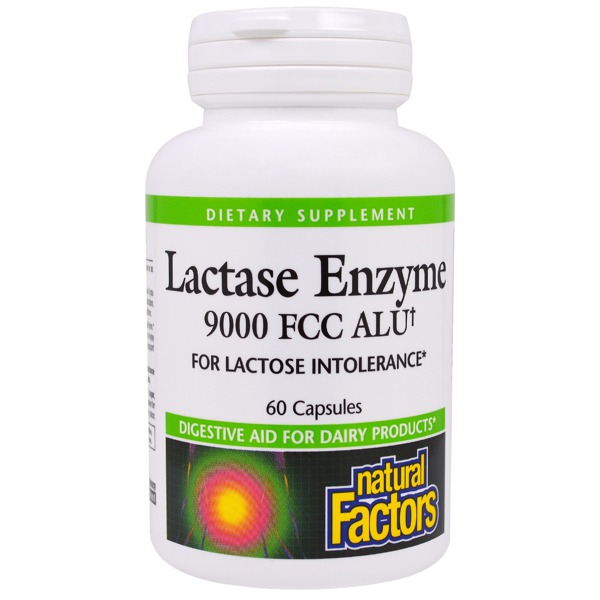 Natural Factors Lactase Enzyme 9000 FCC ALU 1Source
