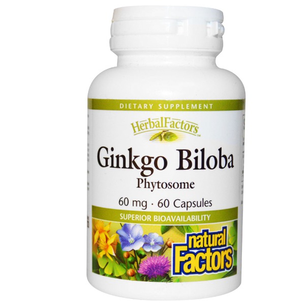 Natural Factors Ginkgo Biloba Phytosome 60 Mg 1Source