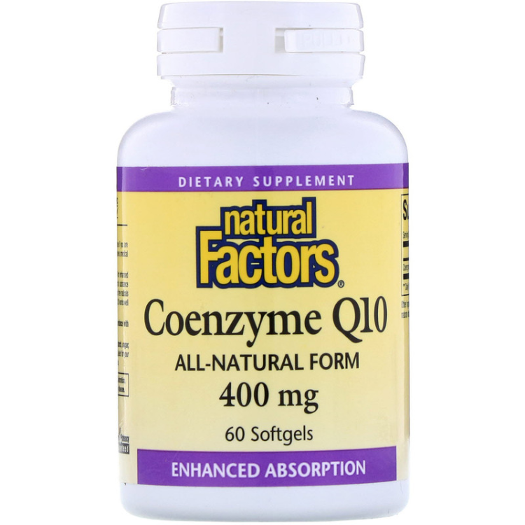 Natural Factors Coenzyme Q10 400 Mg 1Source