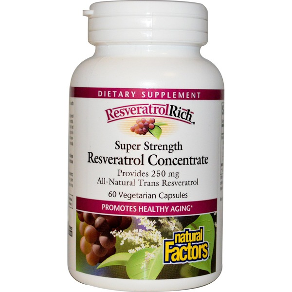 Natural Factors Resveratrolrich Super Strength Resveratrol Concentrate 1Source
