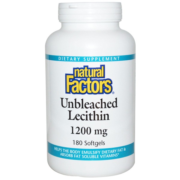 Natural Factors Unbleached Lecithin 1200 Mg 1Source