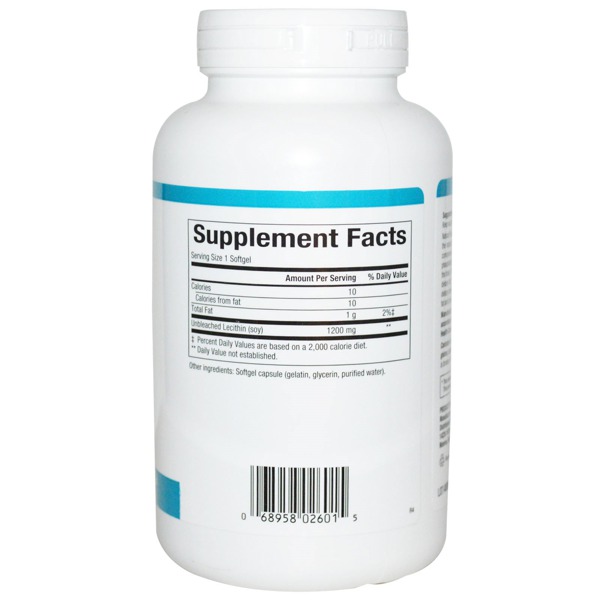 Natural Factors Unbleached Lecithin 1200 Mg 1Source