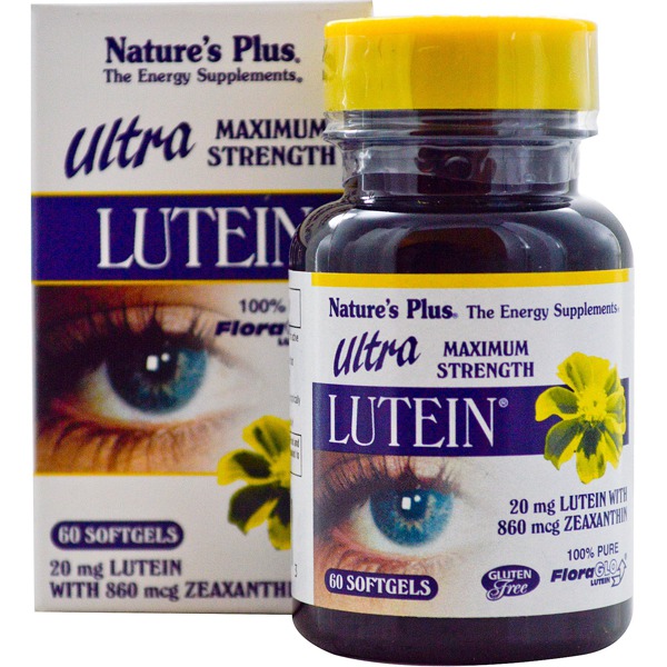 Nature'S Plus Ultra Lutein Maximum Strength 20 Mg 1Source