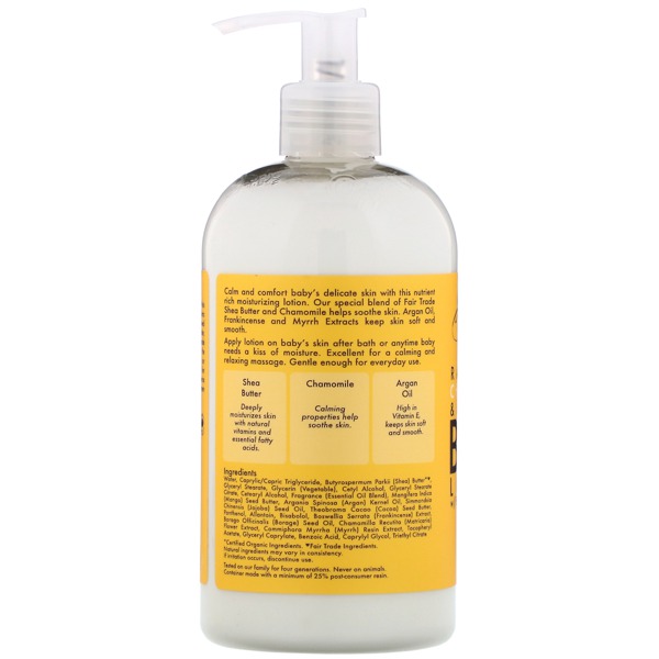 Shea Moisture Baby Lotion With Frankincense & Myrrh All Skin Types