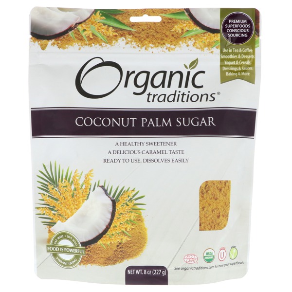 Organic Traditions Coconut Palm Sugar 1Source