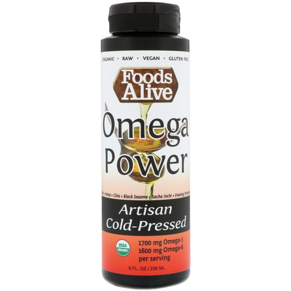 Foods Alive Artisan ColdPressed Omega Power 1Source