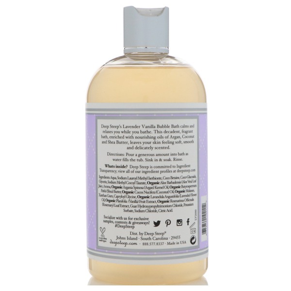 Deep Steep Bubble Bath Lavender Vanilla 1Source