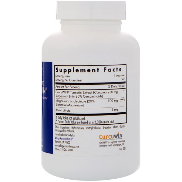 Allergy Research Group Boron Joint With Curcuwin 1Source