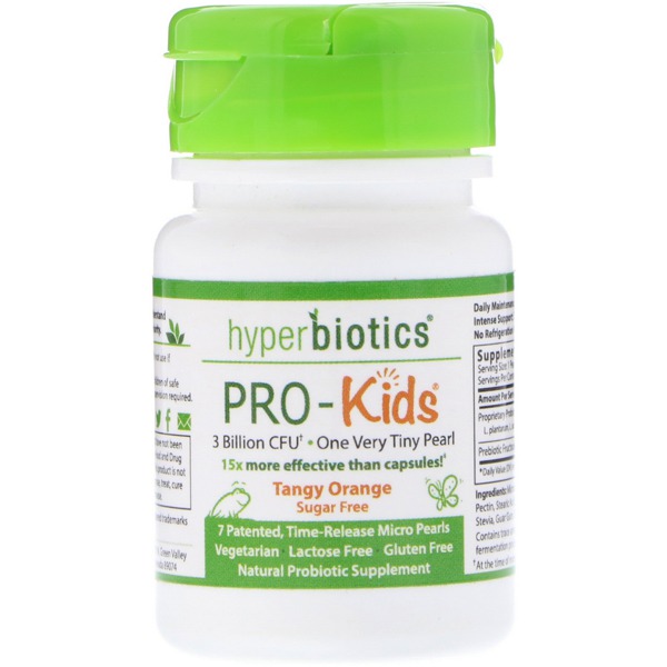 Hyperbiotics Pro-Kids Tangy Orange Sugar Free - 1Source