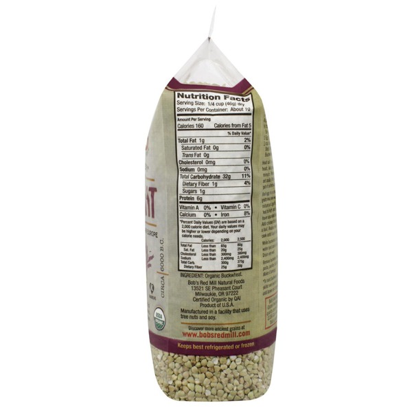 Bob'S Red Mill Organic Whole Grain Buckwheat 1Source