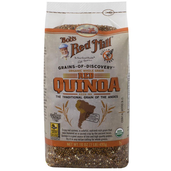Bob'S Red Mill Organic Whole Grain Red Quinoa 1Source