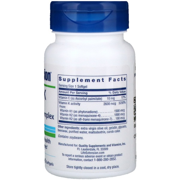 Life Extension Super K With Advanced K2 Complex 1Source