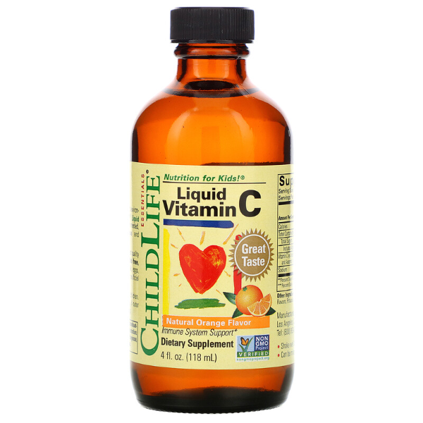 Childlife Essentials Liquid Vitamin C Natural Orange Flavor 1Source