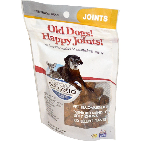 Ark Naturals Old Dogs! Happy Joints! Gray Muzzle Joints For Senior Dogs